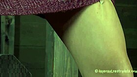 bound woman gets rough blowjob and fucking in bondage