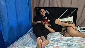 Stepsister Wants To Ride Big Ass During Video Games