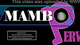 First double anal for beautiful blonde?