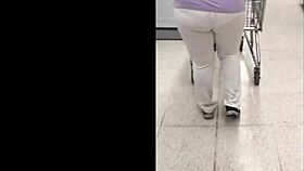Mexican Milf in White Pants and Cachetero