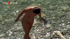 beach slut wife blows and fucks publicly 😈