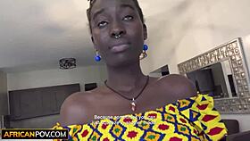 Ebony Bikini Model With Big Tits Stripped And Face Fucked By Gringo Producer