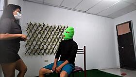 guy says it's his first time fucking hot milf the way she likes