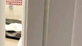 stepmother and son in hotel bed