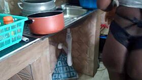 Ebony Housewife Feels Desire