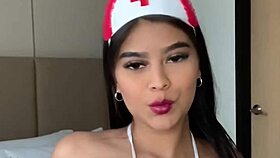 Nurse ivy flores uses toy for temperature