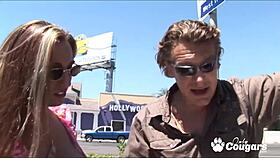 Milf Alisandra Monroe Lets Guy Finger Her Asshole!