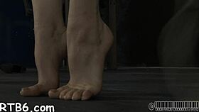 latex couple explores tight oral and licking in intimate sadomasochism setting