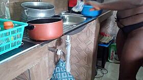 Ebony Housewife Feels Desire