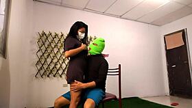 guy says it's his first time fucking hot milf the way she likes