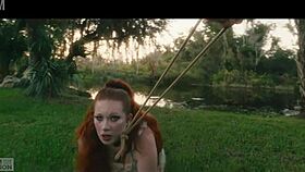 submissive humiliation slut crawls out of lagoon to eat ass and drink piss siren