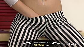 hot brunette enjoys fun with her partner 😊