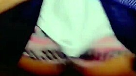 College girl surprises with her first experience