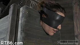 European Couple Engages in Raw BDSM Femdom with Ball Licking and Sucking