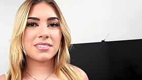 First double anal for beautiful blonde?