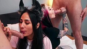 Submissive kittys love cum in ass