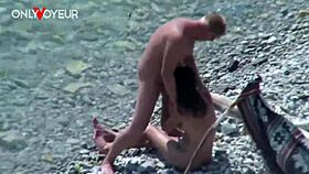 beach slut wife blows and fucks publicly 😈