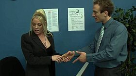 Cindy Behr hires studs to fuck her at work 😈