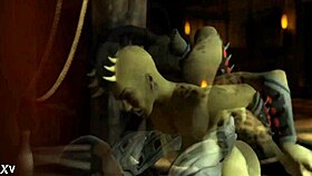 Jax contro Sheeva in parodia Mortal Kombat