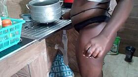 Ebony Housewife Feels Desire