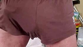 pervy papifachero loves silky shorts for easy boner access