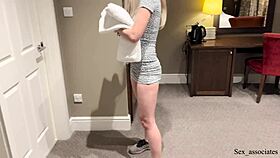 stepmother and son in hotel bed