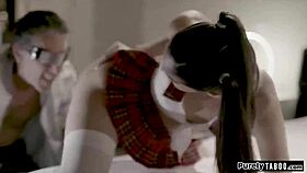 teen ai deepthroats and gets anal reamed by old customer