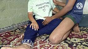 Step sister and step brother had sex in the dorm.