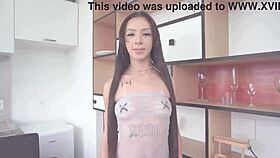 spanish babe fucked by four big cocks intensely