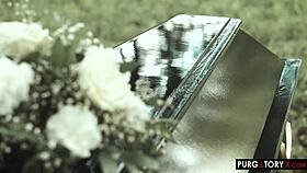 purgatoryx la petite blonde masturbating her shaved pussy intensely