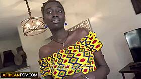 Ebony Bikini Model With Big Tits Stripped And Face Fucked By Gringo Producer