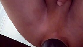 Slut's Anal Fisting Orgasm with Big Cock and Toys