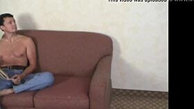 tall blonde dominatrix facesits man in bdsm session