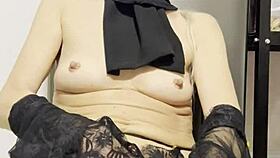 How does this dildo feel inside? she asks while masturbating to orgasm.