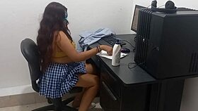 im 18 studying in skimpy uniform cuz im hot