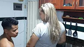 Stepmother Gives The Best Cock Blowjobs