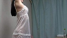 Watch akane iruma take off her lingerie and get dressed?