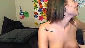 Hot Girlfriend Riding Skinny Boyfriend