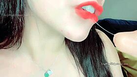 hot latina brunette gives jerk off instructions while fisting her ass 😍