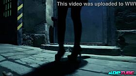 Intense Street Fuck With Anal And Squirting At Night