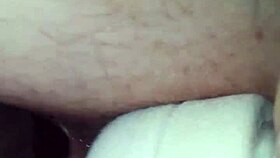 wife engages in anal sex while using her toy