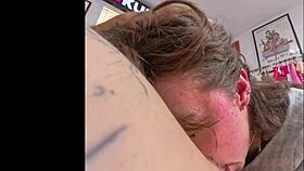 French slut Eden Ivy gets pissed on in rough play