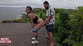 Aventura Do Casal Mattos - Putaria Na Praia Grelona Da Anne Foda Molhada E Gozada Surpresa