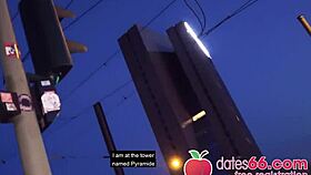 Redhead Kessie Shy Banged Behind Billboard In The Middle Of Berlin English Dates66 Com Full Scene