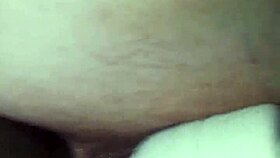 wife engages in anal sex while using her toy
