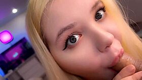 a charming student caresses an adult mans cock