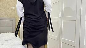 Hot arab milf in stockings gives homemade amateurs hardcore joi for monster cock with big tits 😘