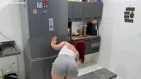 Latina Maid Anal Assfucking Voyeur