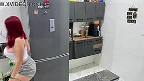 Latina Maid Anal Assfucking Voyeur