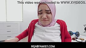Hijab Family - Arab Teen Naudi Nala Needs $1000 Loan from Hung Guy